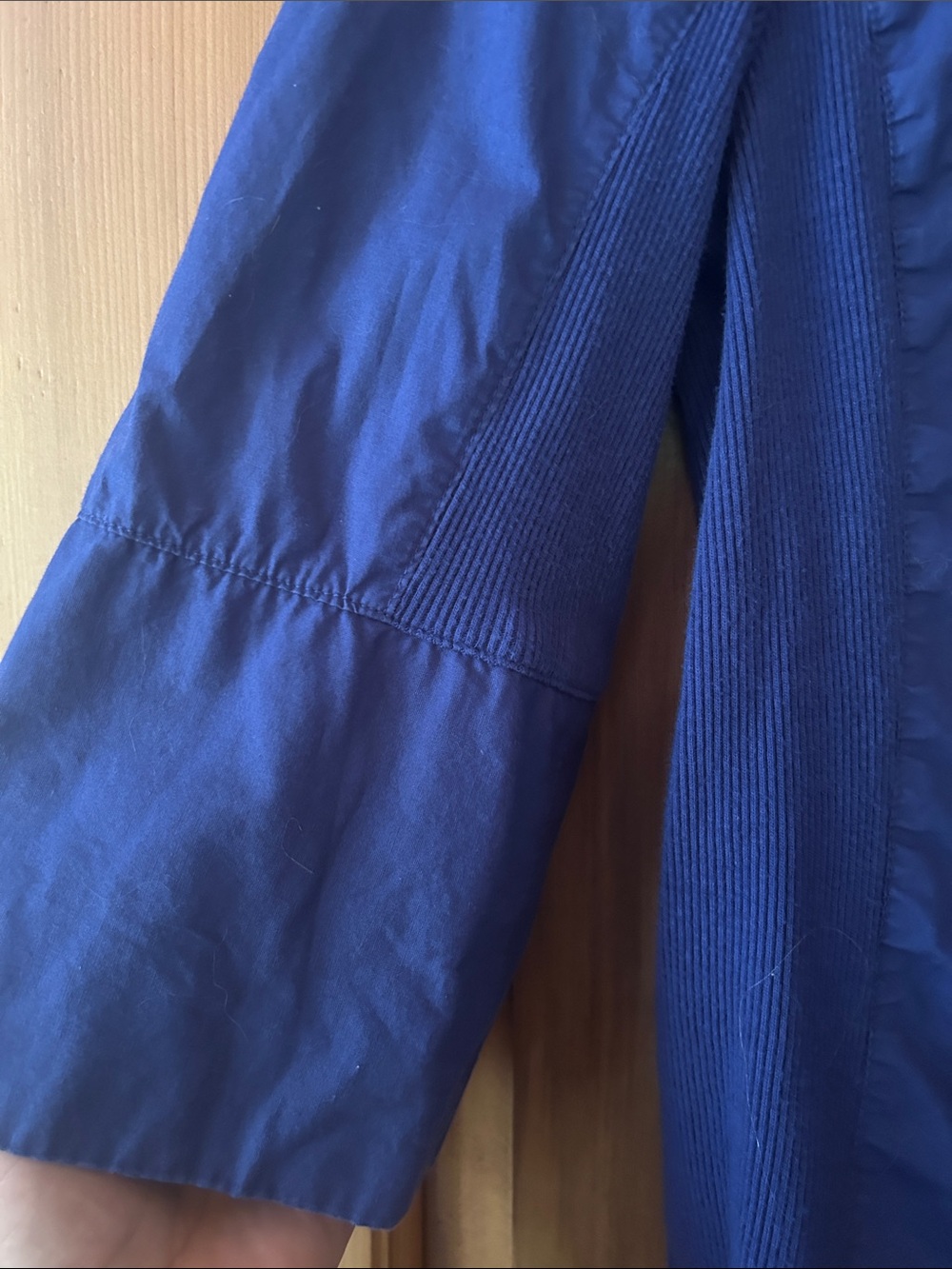 Women’s Button-Down Shirt - Deep Royal Blue - Picture 3 of 11